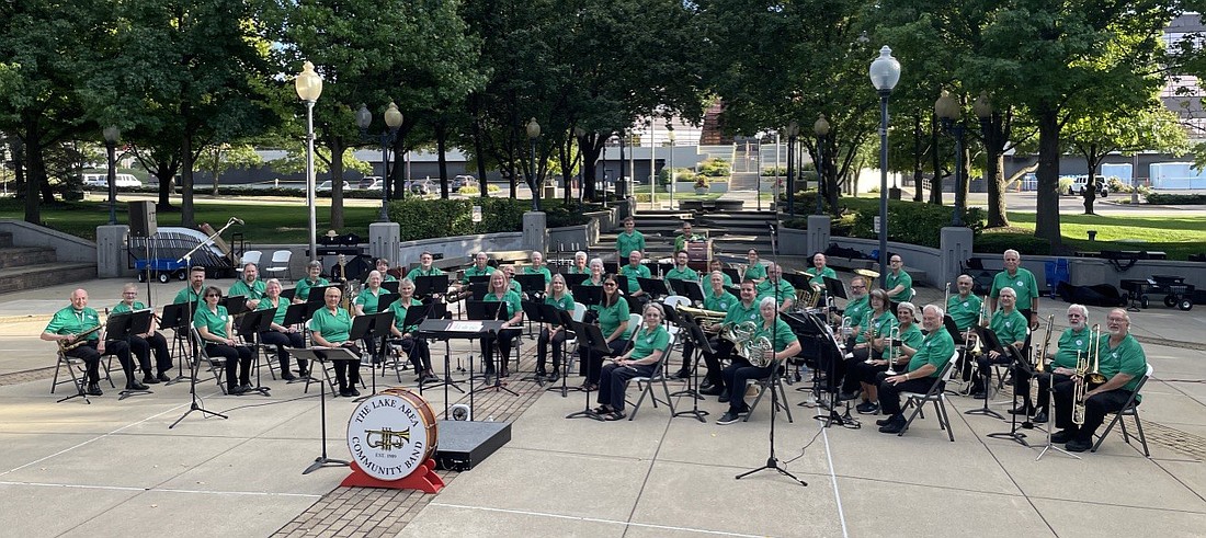 Photo Provided
The Lake Area Community Band performs Friday at Central Park at 7 p.m., with a short prelude concert at 6:45 p.m. featuring the Optimist Singers.