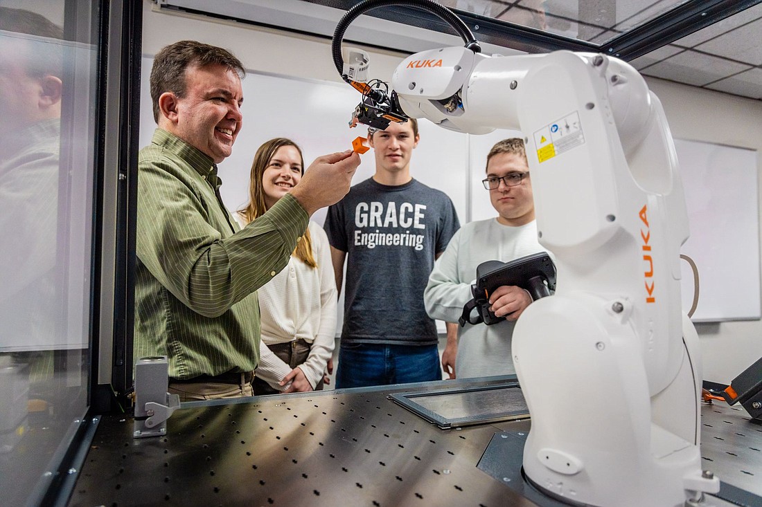 The Grace College Department of Engineering recently received a  $443,240 grant from the Don Wood Foundation. Photo Provided.