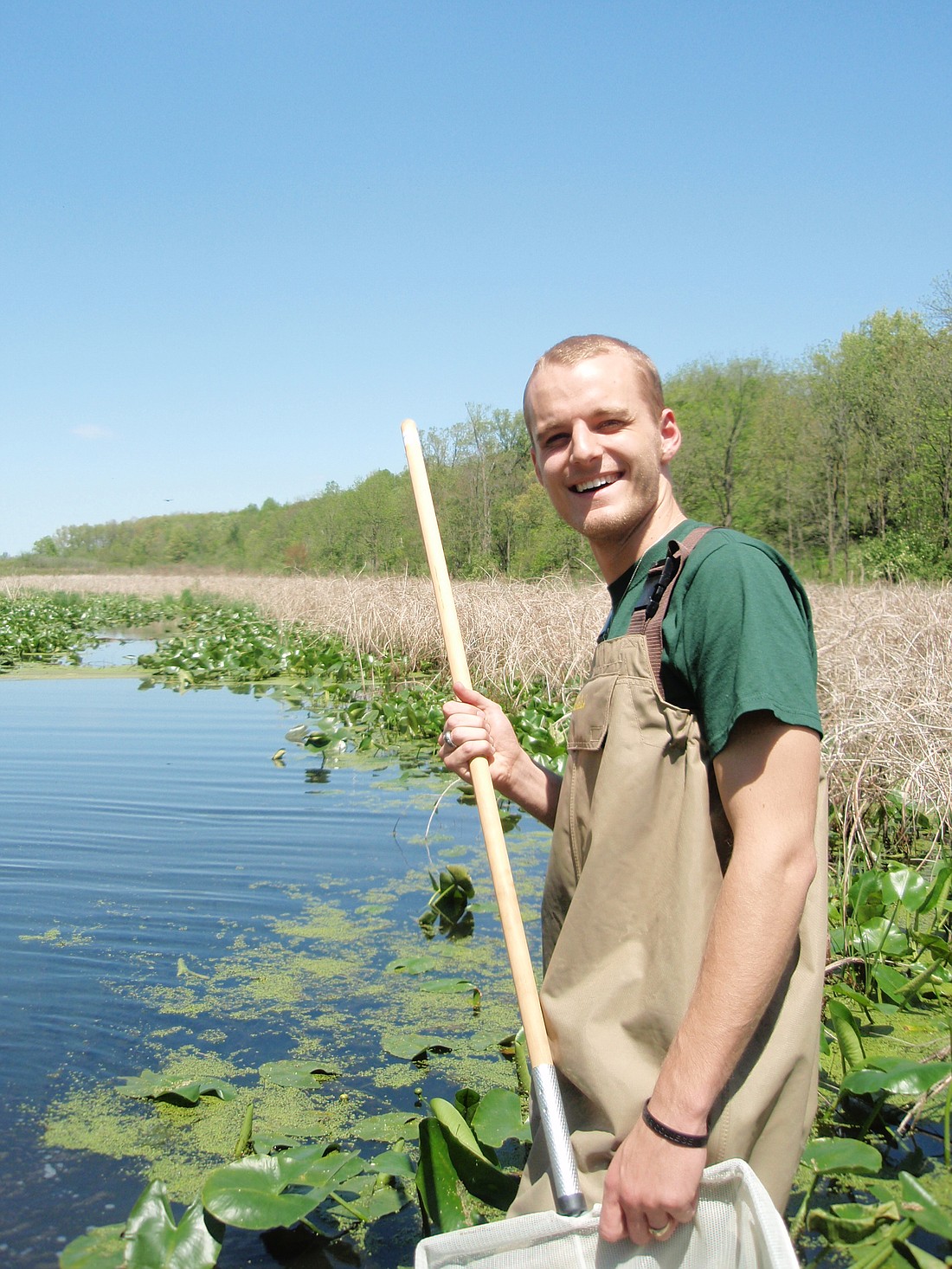 Alex Hall volunteers for The Watershed Foundation's annual Snapshot Water Monitoring Day, which will be held this year on Sept. 21 from 2 to 6 p.m. at sites across Whitley, Noble and Kosciusko counties. Volunteers of all ages are needed and training will be provided. Photo Provided