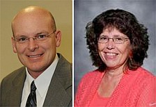 Pictured (L to R) are Councilman and Mayor-elect Jeff Grose and Councilwoman Diane Quance. Photos from warsaw.in.gov