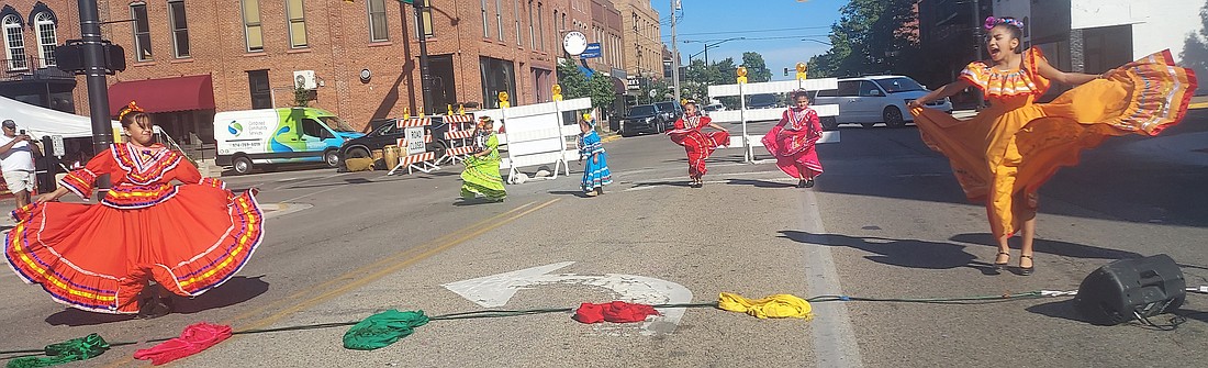 Dancers from Our Lady of Guadalupe performed during One Warsaw’s Celebrating Us Saturday. Photo by Jackie Gorski, Times-Union