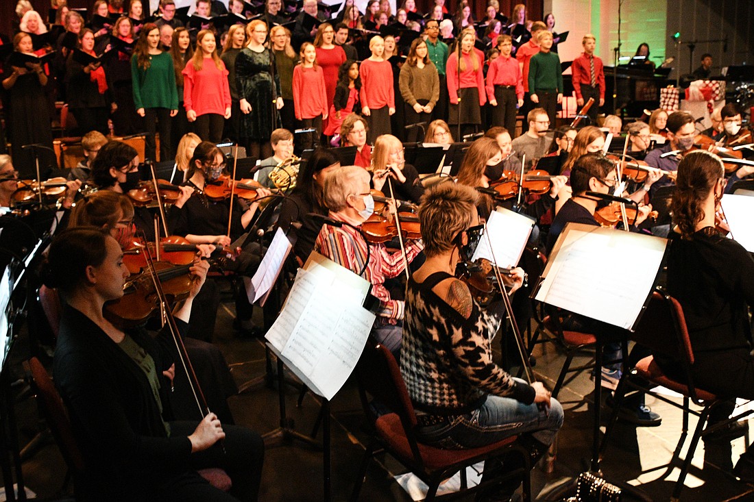 The 2021 Christmas program featured orchestral and vocal performances.
Photo Provided.
