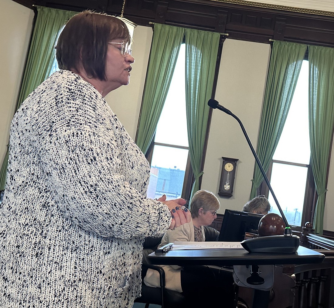 County Assessor Gail Chapman requests the county commissioners end a contract with Lexur Appraisal Services after the company failed to live up to expectations. Photo by David Slone, Times-Union