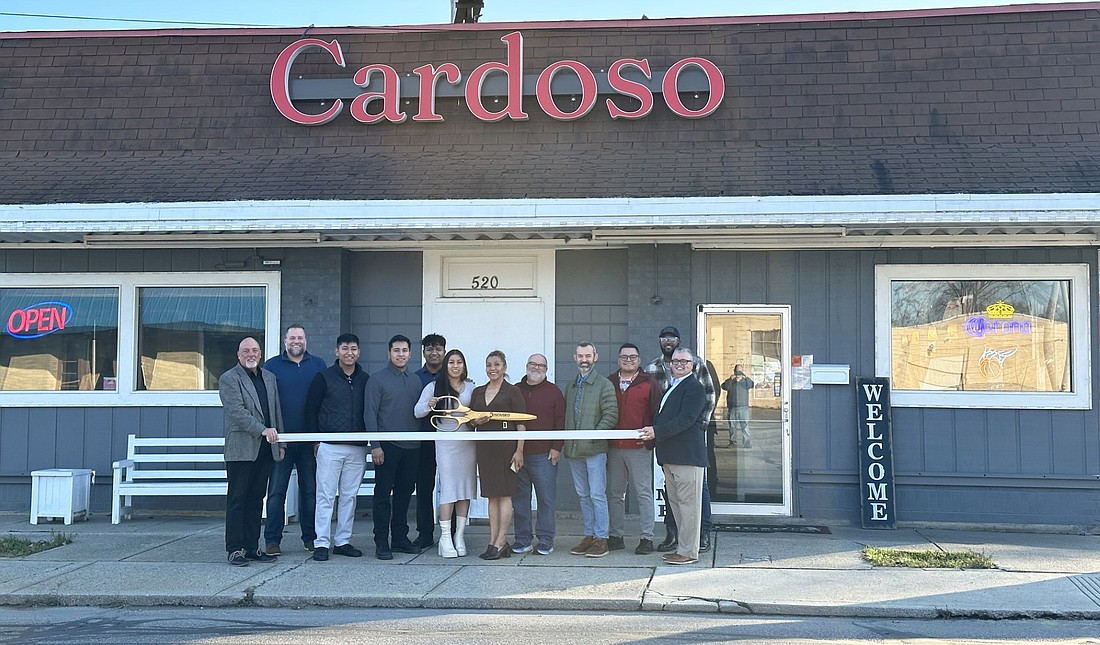 Kosciusko Chamber of Commerce held a ribbon-cutting ceremony Thursday for Salsa Night at Cardoso 520, 520 E. Winona Ave., Warsaw. Photo by David Slone, Times-Union