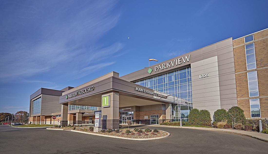 Shown is the Parkview Kosciusko Hospital exterior. Photo Provided