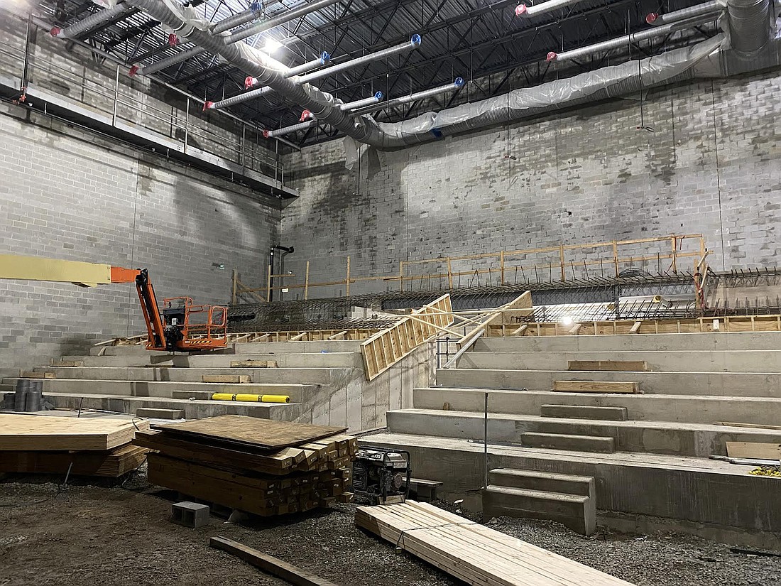 Pictured is a look at Tippecanoe Valley High School’s new auditorium. Photo by Leah Sander, InkFreeNews