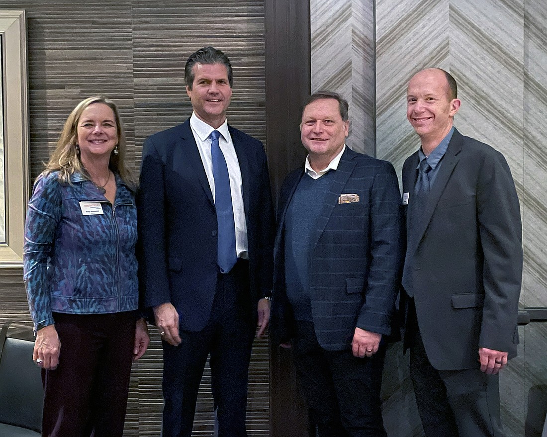 Pictured (L to R) are Kelly Schneider, president/CEO of Easterseals Rehabilitation Center; Sen. Ryan Mishler; David Dreith, president/CEO of Easterseals Crossroads; and Jason Meyer, chief government affairs officer for Easterseals Northern Indiana. Photo Provided