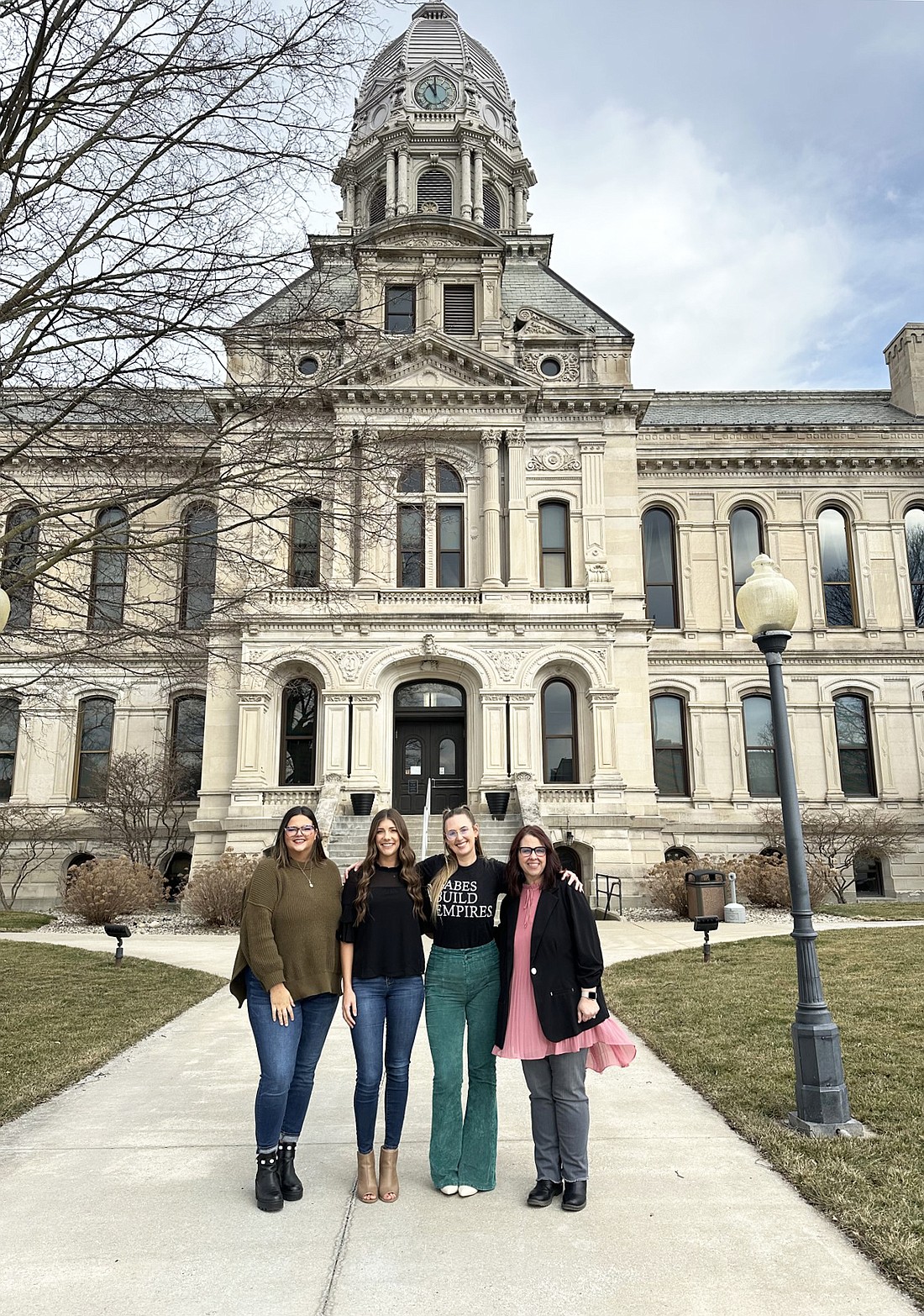 Pictured (L to R) are Jodie Ambrose, Clevenger Insurance personal lines team member; Jessica Shilling, Clevenger Insurance personal lines team member; Gina Clevenger, Clevenger Insurance co-owner; and Jody Arnett, Clevenger Insurance personal lines team member. Photo by David Slone, Times-Union