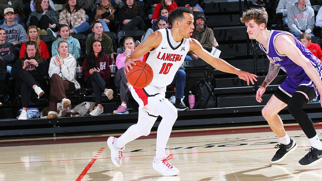 Pictured is Jakob Gibbs driving the ball against Taylor on Wednesday.