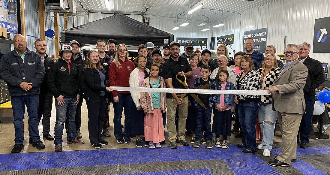 The Kosciusko Chamber of Commerce had a ribbon-cutting on Friday to celebrate Carr Tech’s new location at 6279 N. Ind. 15, Leesburg. Photo by Leah Sander, InkFreeNews