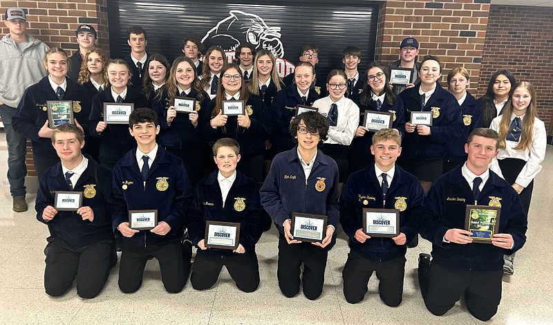 Tippecanoe Valley had 34 FFA members compete in the 2024 District II FFA Leadership Contest. Photo Provided.