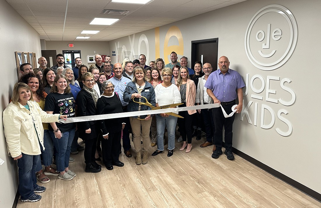 Joe’s Kids had a ribbon-cutting ceremony Thursday with the Kosciusko Chamber of Commerce and donors for the new location of Joe’s Kids at 1692 W. Lake St., Warsaw. Photo by David Slone, Times-Union