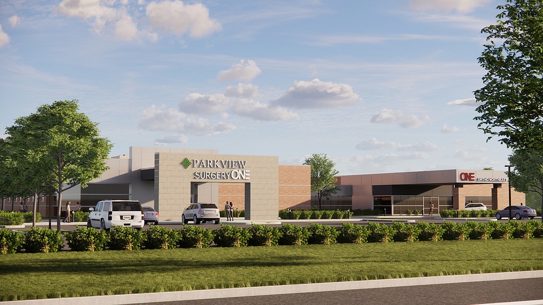 Parkview Health and Ortho NorthEast (ONE) are bringing a new orthopedic ambulatory surgery center and medical office building to Warsaw. Rendering Provided