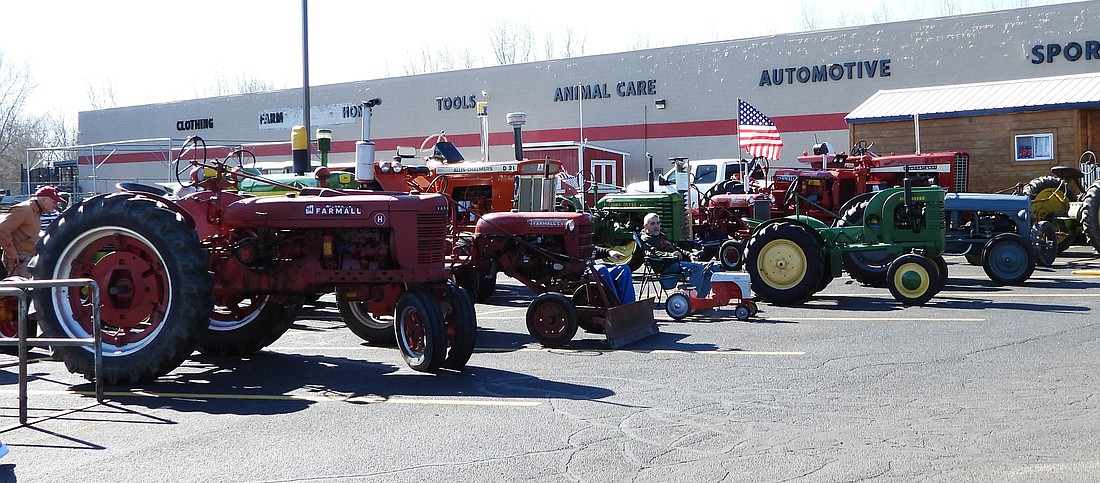 2024 is the 30th anniversary of Echoes of the Past and this past weekend club members dusted off their tractors to help Runnings with their grand opening.  Photo Provided.