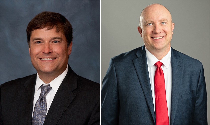 Pictured (L to R) are Jack Birch and Matthew Buehler, Republican candidates for Kosciusko Circuit Court judge. Photos Provided