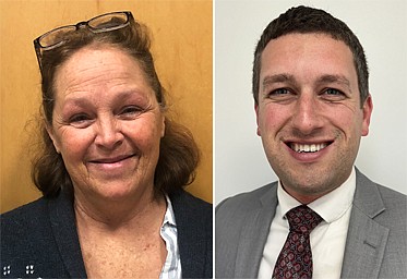 Republican candidates for county coroner are Tracy Cutler-Wilson (L) and Tyler Huffer (R). Photos Provided.