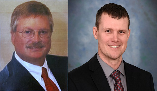 Republican candidates for county surveyor are James Moyer (L) and Ryan Prince (R). Photos Provided