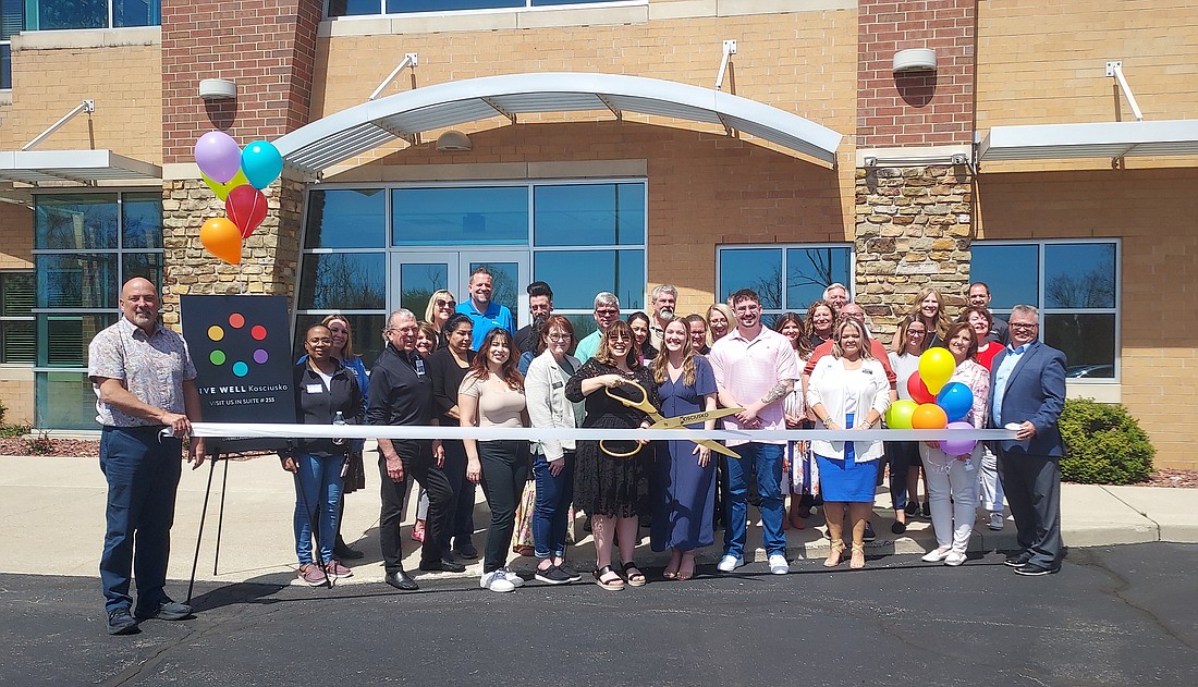 The Kosciusko Chamber of Commerce held a ribbon-cutting for Live Well Kosciusko’s new location Monday at 1515 Provident Drive, Warsaw. Photo by Jackie Gorski, Times-Union