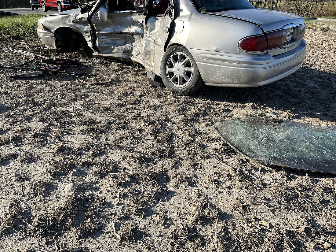 Monday's fatal crash involved a 2004 Buick LeSabre and a 2019 Mitsubishi Outlander. Photo provided by Kosciusko County Sheriff's Office.