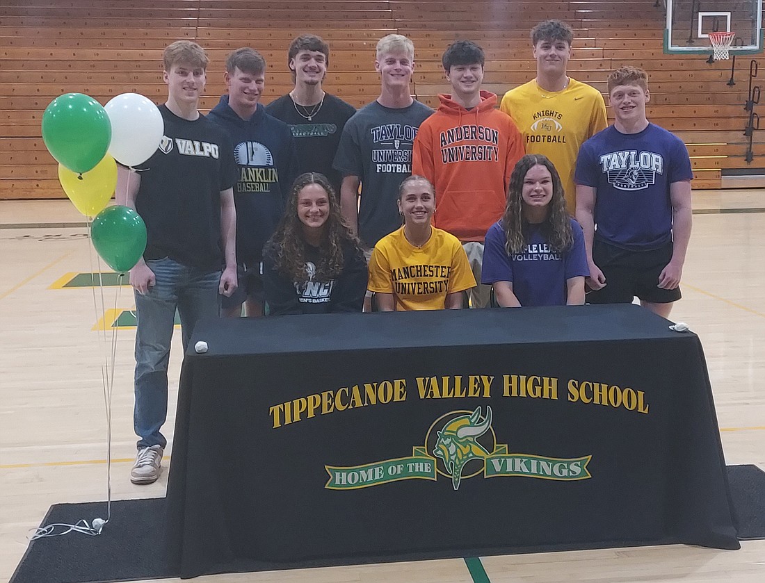 Pictured are Riley Shepherd, Cody Eastgate, Chesnee Miller, Carson Parker, Kyler Johnson, Macy Peterson, Cameron Manuel, Ava Egolf, Wade Jones and Nathan Parker. Photo by Jackie Gorski, Times-Union