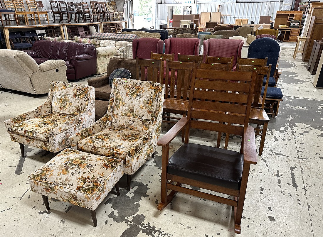 When Habitat for Humanity of Kosciusko County ReSale Outlet sells furniture like this, the money goes back toward building homes. Photo by David Slone, Times-Union