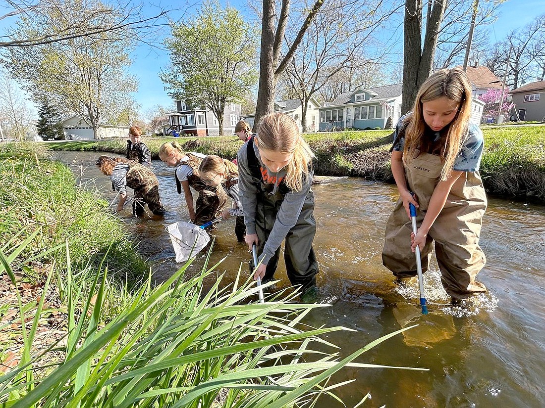 The first Junior Hoosier Riverwatch was launched at Jefferson Elementary. Photo Provided.