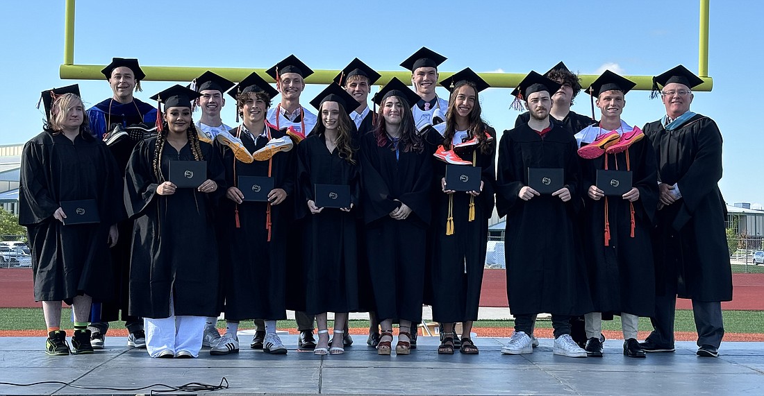Pictured are Warsaw Community High School’s first graduates for the class of 2024. Photo provided.