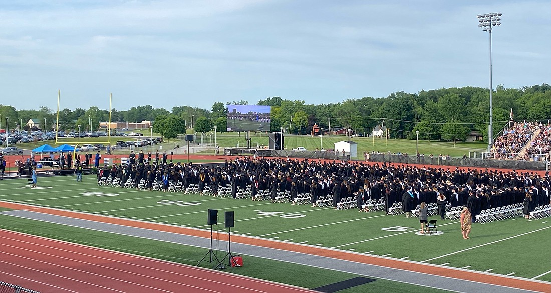 The Warsaw Community High School graduating class of 2024 is shown. Photo Provided.