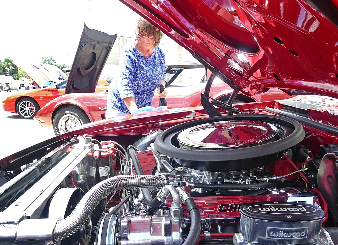 Cars line up in Silver Lake for Friday's car show. The highlight of Silver Lake Days will be Saturday's parade at 11 a.m. Photo by Gary Nieter, Times-Union