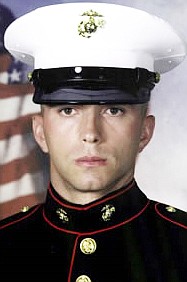 Pictured is Marine Lance Corporal David Fribley