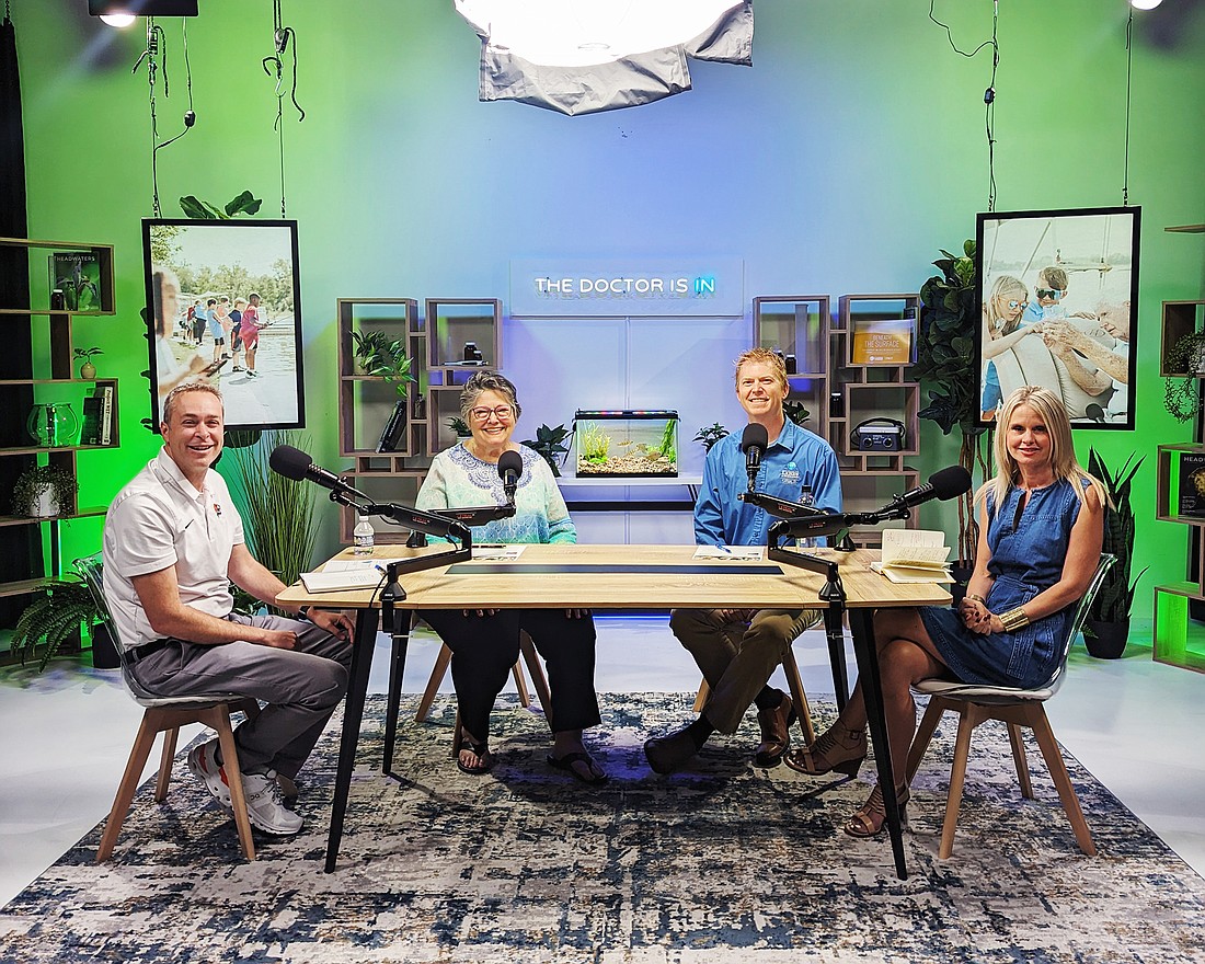 Pictured (L to R) are Dr. David Hoffert, Suzie Light, Dr. Nate Bosch and Dr. Rachael Hoffert. Photo Provided