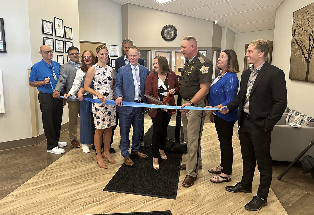 Bowen Center had a ribbon-cutting ceremony Thursday for its Crisis Receiving and Stabilization Services, 9 Pequignot Drive, Pierceton. Photo by David Slone, Times-Union