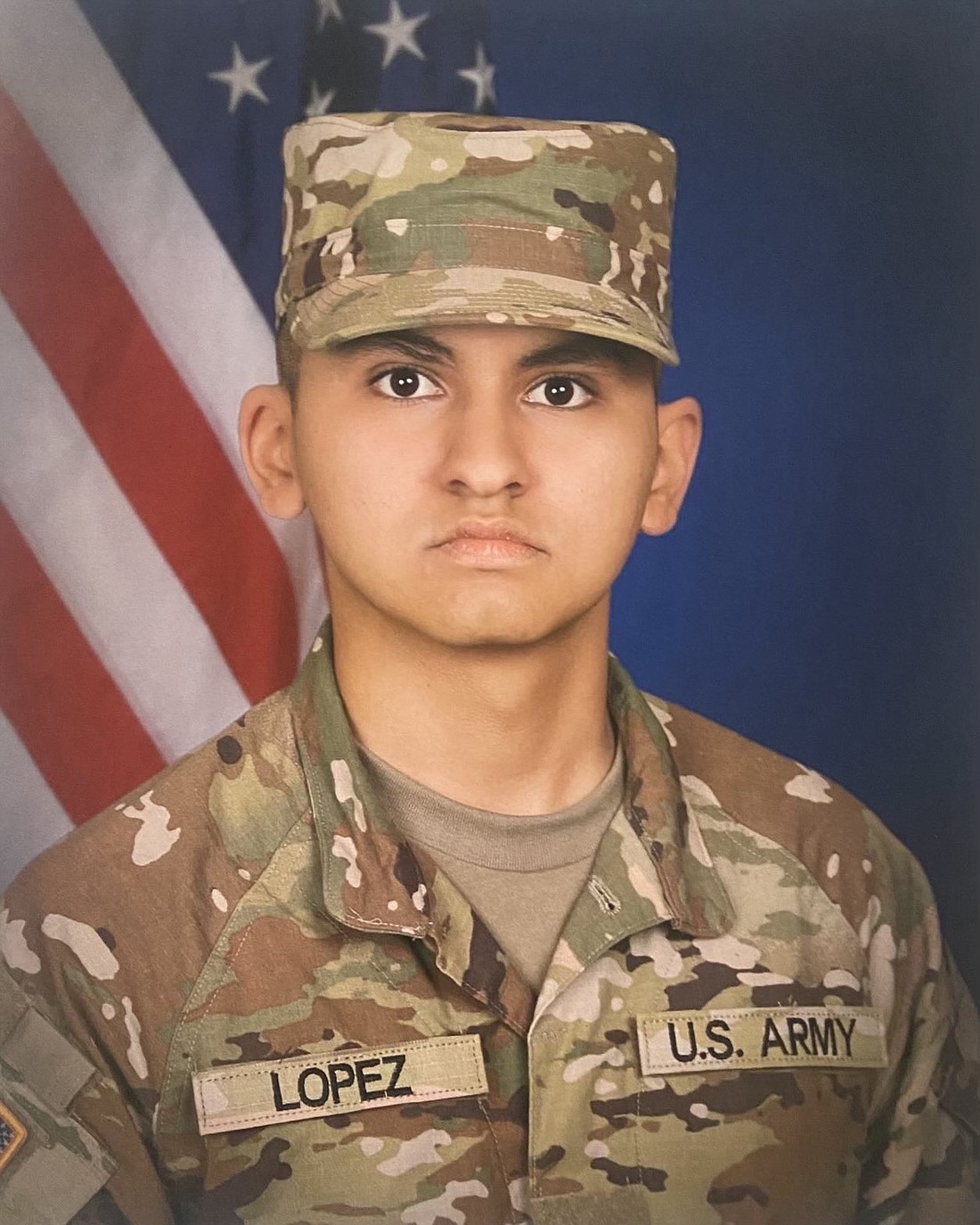 Indiana Army National Guard Pvt. Jose Lopez