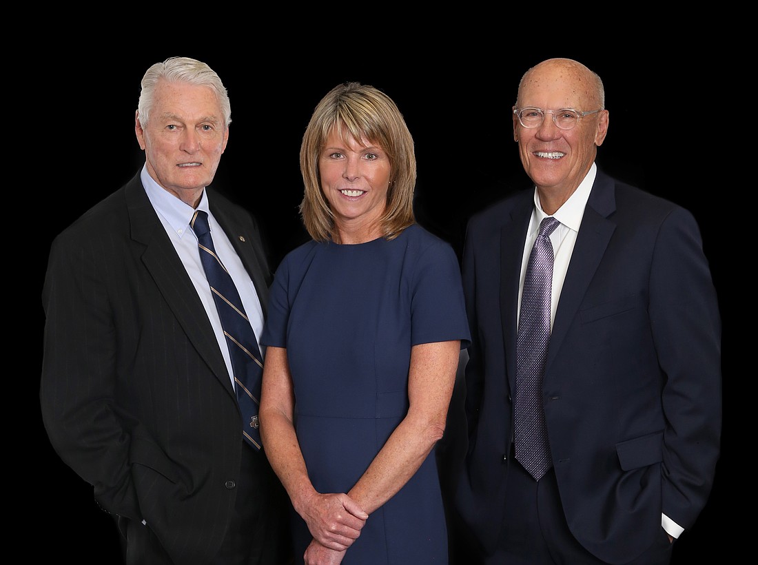 Pictured (L to R) are: Stephen E. Zahn, chairman of First Federal Savings Bank, Huntington; Annette M. Russell, president and CEO of Security Federal Savings Bank, Logansport; and Michael L. Kubacki, chairman of Lake City Bank, Warsaw. 
They were recently honored with the Indiana Bankers Association highest honor at a ceremony in Indianapolis.