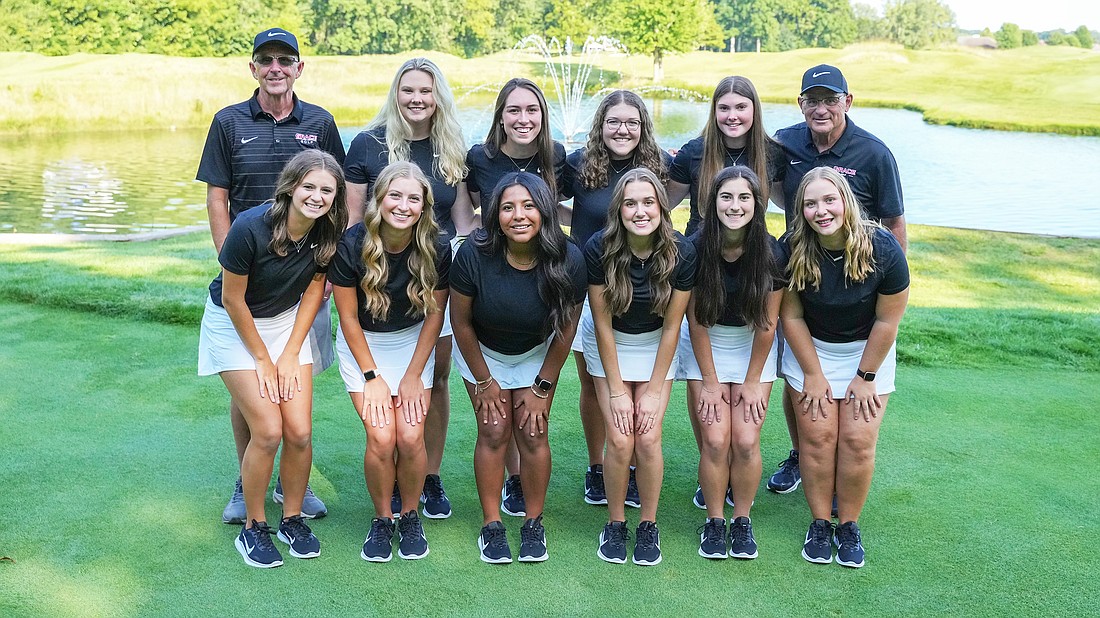 Pictured is the 2024 Grace women’s golf team.