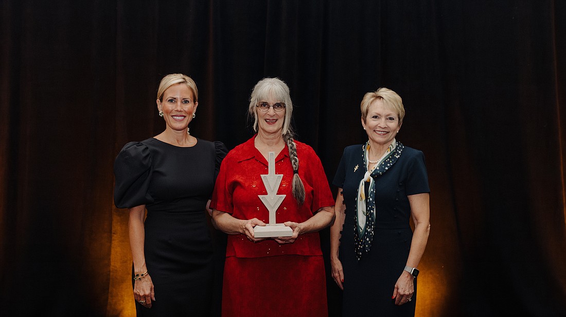 Pictured are Courtney Roberts, Lois Hunsberger and Sue Ellespermann. Photo Provided.