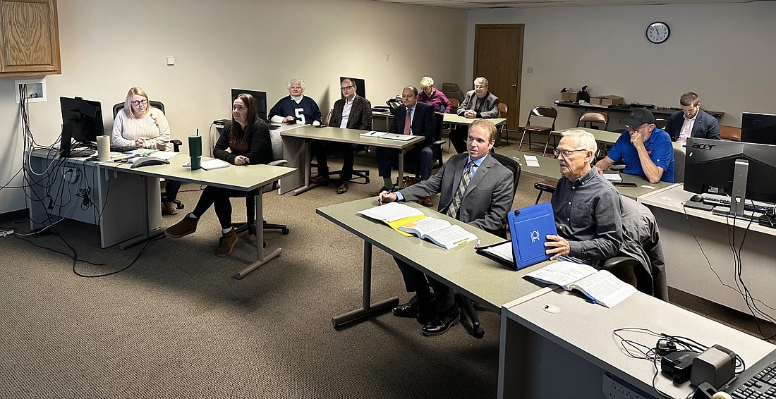 The Kosciusko County Election Board had an emergency meeting Tuesday to discuss defective candidate lists for absentee ballots that some county residents received. Photo by David Slone, Times-Union