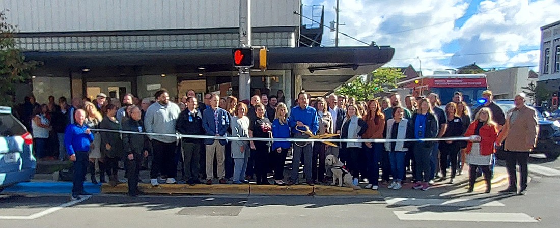 The Kosciusko Chamber of Commerce held a ribbon-cutting for the grand opening of The Gathering Place Tuesday. Photo by Jackie Gorski, Times-Union