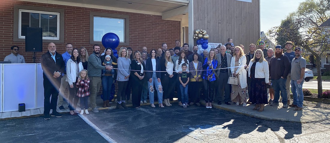 The Kosciusko Chamber of Commerce had a ribbon-cutting for Community Insurance Partners on Friday. It's at 525 E. Center St., Warsaw, and female-run. Photo by Leah Sander, InkFreeNews