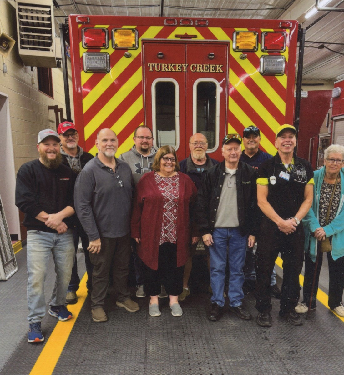 Pictured (L to R) are, front row: Matt Dunithan, Don Curry, Amy Curry, Cliff Wogoman, Rich Rhodes, Mary Ellen Suter; back: Ron Pollock, Scott Sigerfoos, Larry Weaver Jr. and Chris Buckner. Photo Provided.