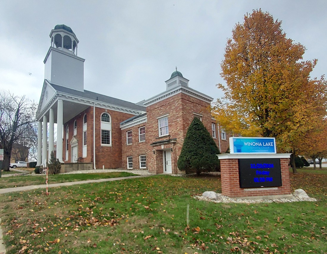 Pictured is Winona Lake Free Methodist Church. The church is moving its congregation and will hold its first service at 2033 S. CR 150W, Warsaw, Sunday. Photo by Jackie Gorski, Times-Union