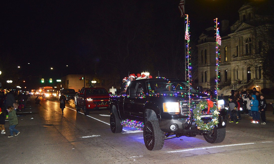 The Twinkle Light Parade will kick off at about 6:30 p.m. Friday downtown Warsaw. Photo by David Slone, Times-Union