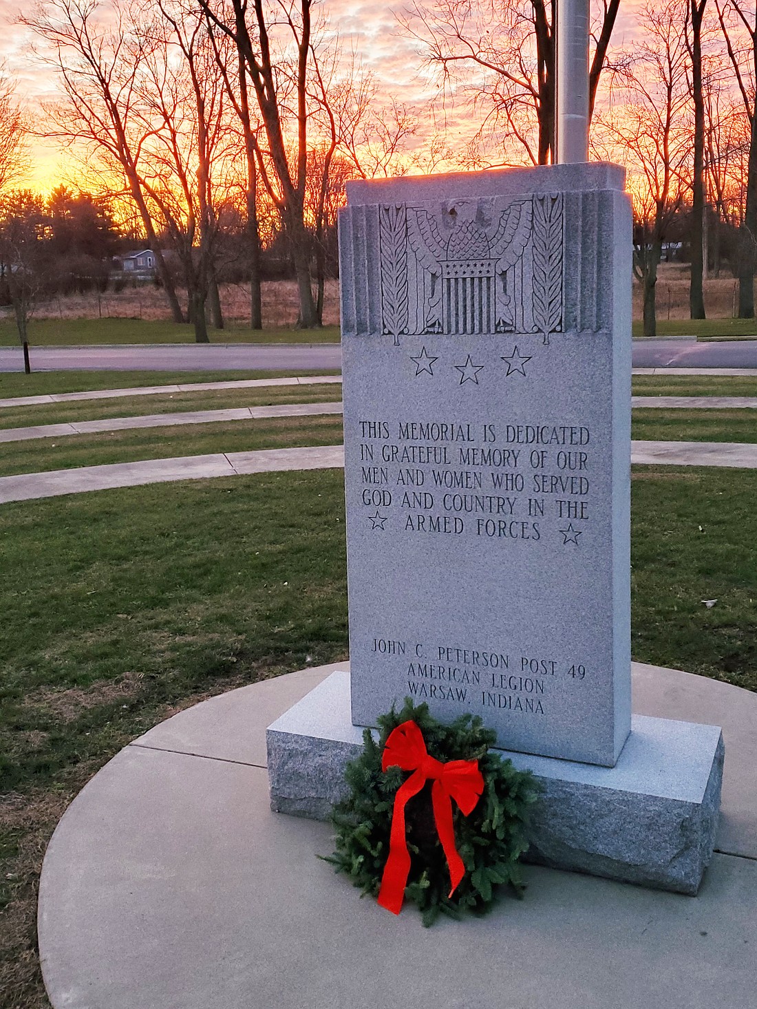 American Legion Post 49 Places Wreaths For Pearl Harbor Day