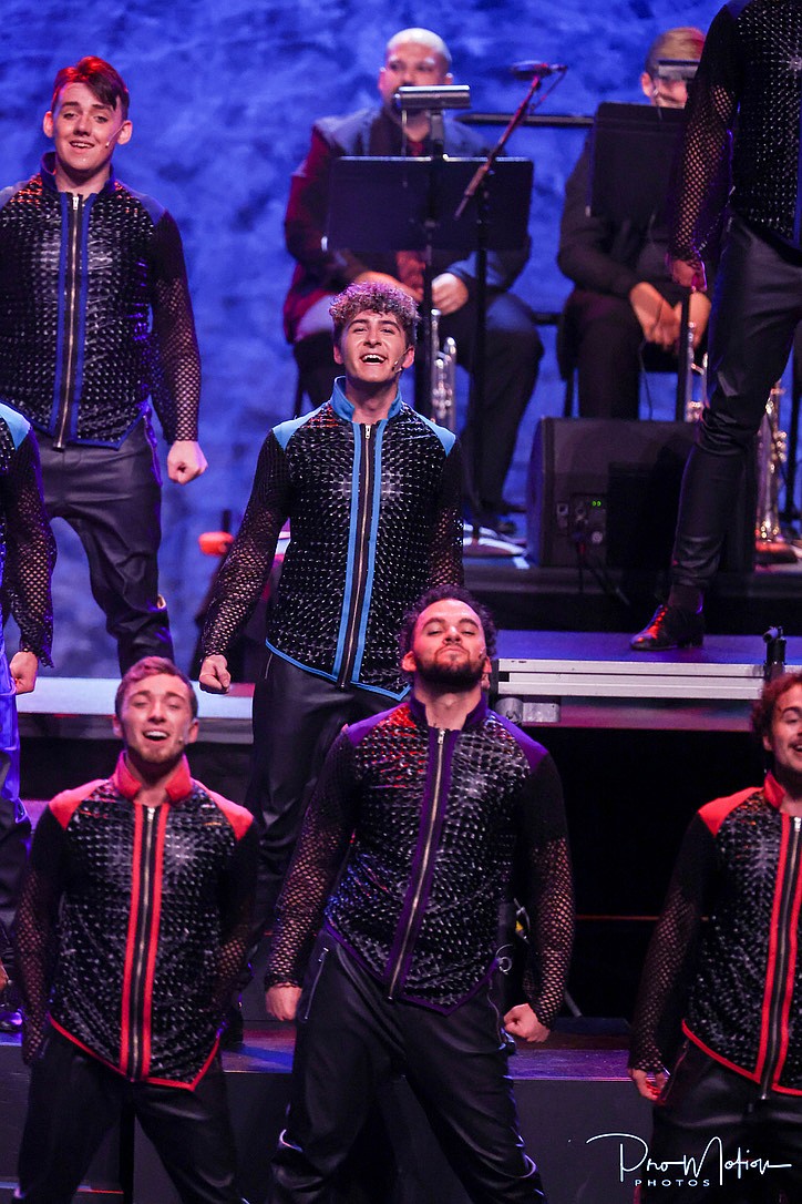 Pictured are the Ball State Singers. In the center is Devin Van Lue. Photo Provided.