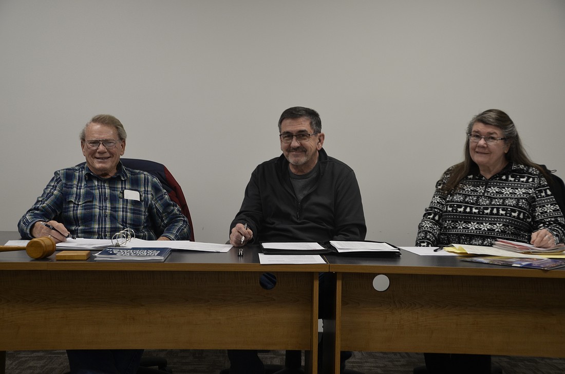 Pictured (L to R) are Leesburg Town Council members Tom Moore, Mitch Rader and Christina Archer. Photo by Lasca Randels, InkFreeNews