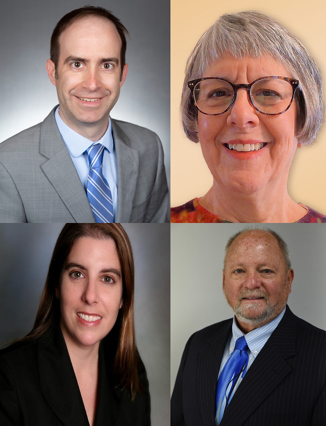 Pictured (L to R) are, top: Steve Knaus, Debra Mishler; bottom: Isabel Santner and Richard Teets. Photos Provided.