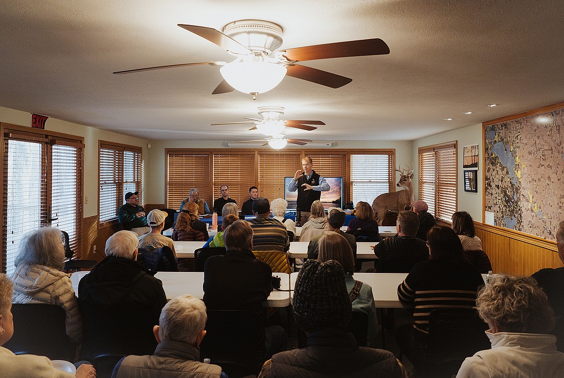 A full house enjoys Lake Talk & Eats. Photo Provided.