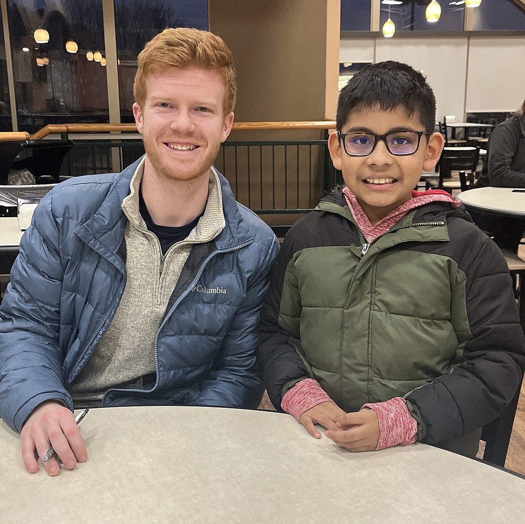 Pictured (L to R) are Big Brother Jeremy and Little Brother Andrew. Photo Provided.