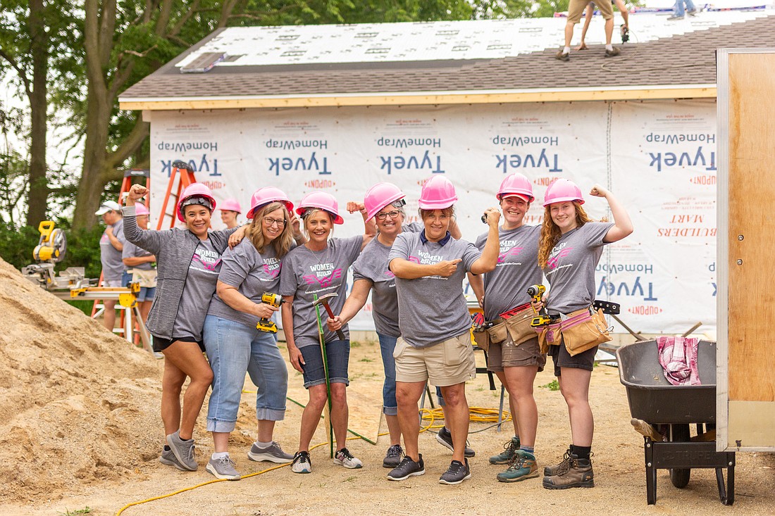 Pictured is Habitat for Humanity of Kosciusko County’s Women Build in 2023. Photo Provided.