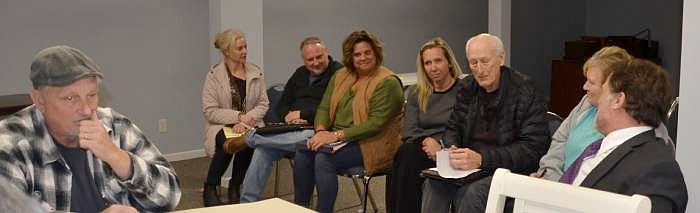 The North Webster Town Council held a special meeting Tuesday with members of the chamber as well as a representative of the Webster Lake Conservation Association. Photo by Phoebe Muthart, InkFreeNews